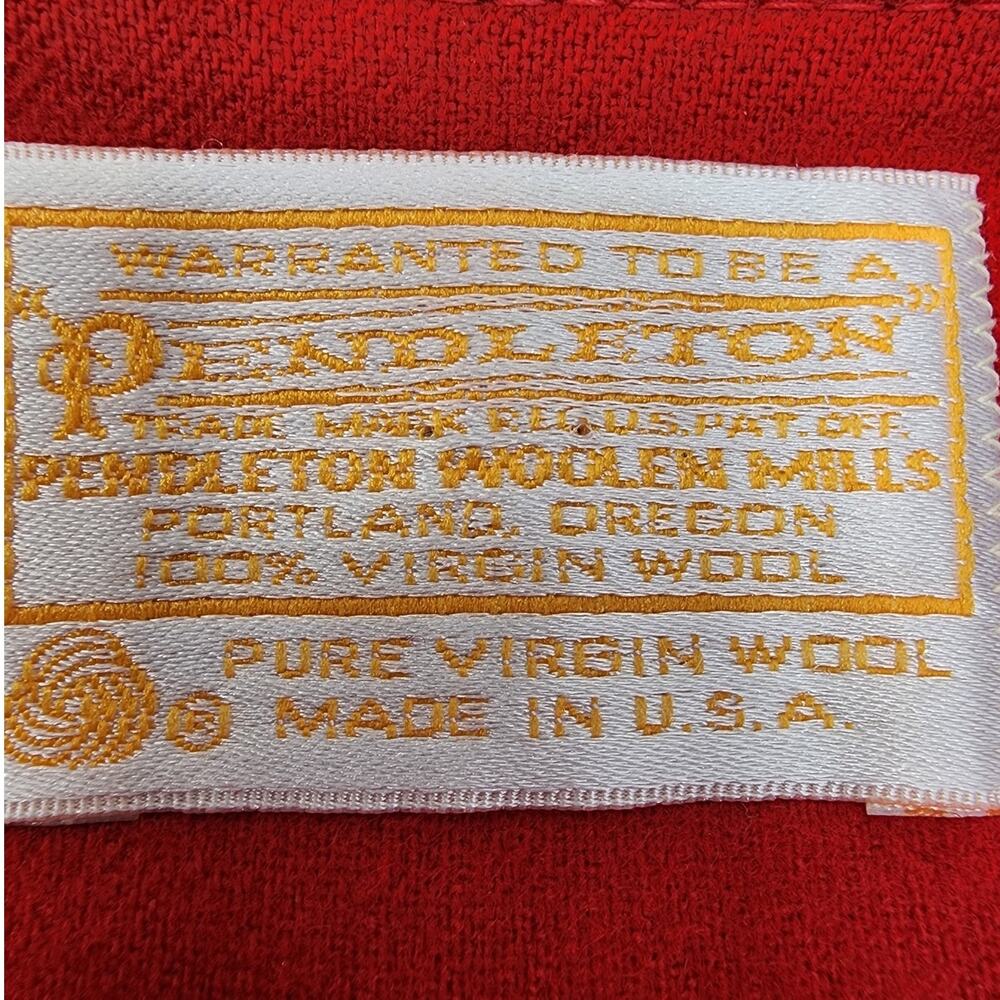 Vintage Pendleton Wool Collarless Fitted Blazer J… - image 5